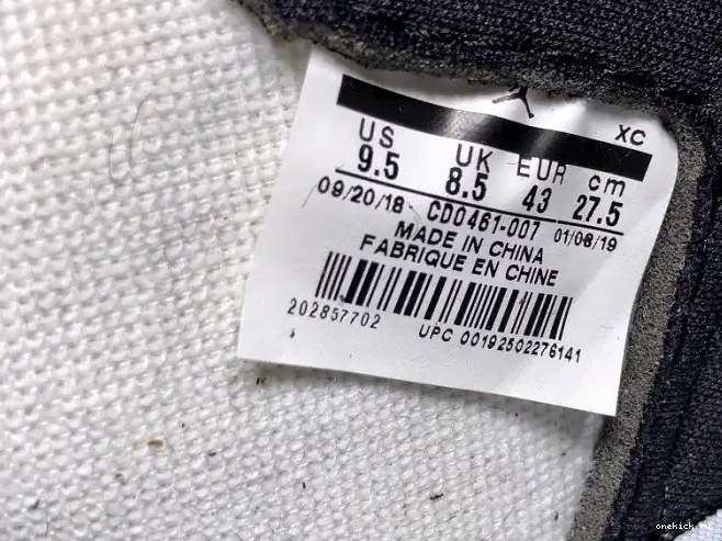 Rep Onekick CD0461-007 1 Jordan Air OG Retro Panda High 0513